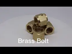 Подвергая механической обработке крепежные детали частей CNC латунные/привинчивают допуск 0.05mm video