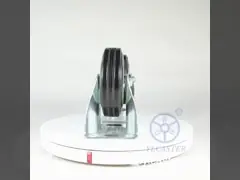 3 рицинусы отверстия для болтов резиновые поворачивает на шарнирах промышленные колеса рицинуса с противопыльными кожухами video