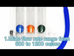 Спирометры очищая дыхательный прибор Exerciser дыхания легких устранимый video