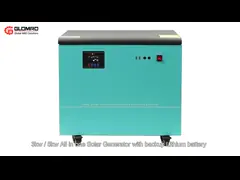 солнечный поручать приведенного в действие генератора 8kw опционный солнечный или наивысшая мощность AC поручая video