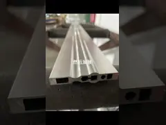 Промышленный прессованный алюминий профилирует ранг 6063 КНК промышленную подвергая механической обработке  video