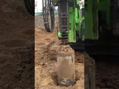Certified Used Piling Rig with Reversible Head Design for Different Soil Conditions