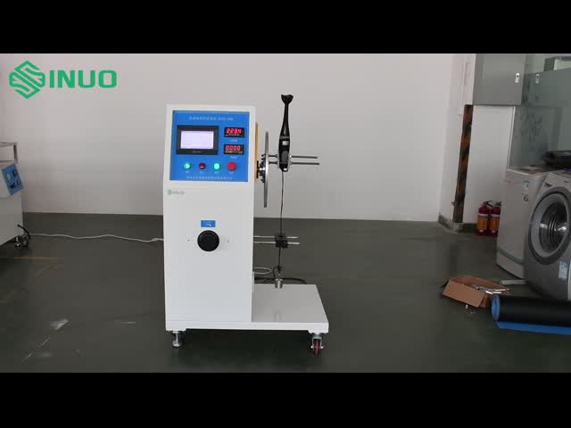 IEC 60335-1の第 25.14 項 電力ケーブル柔軟性試験装置のPLC制御