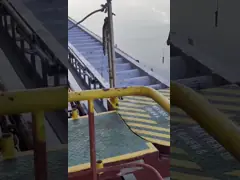 Трап причала CCS алюминиевый с леерным устройством & гнездом для стыковки, порта video