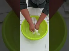 Бумага камня доказательства разрыва Biodegradable отсутствие токсического для древесины коробки сумок свободно video