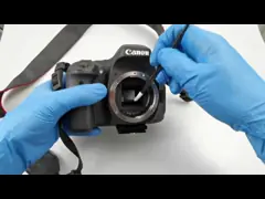 Крен полиэстера чистки оптики обтирает 10 до 100 частиц ширины Мм низких вне video