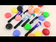 Customized 6PCS Colorful Makeup Brush Set , Premium Synthetic Foundation Brush Kit