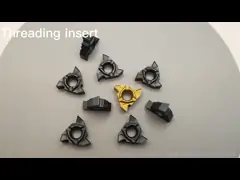 Карбид CNC продевая нитку покрывать инструмента Al2O3 вставки износоустойчивый video