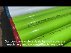 Прямая нагнетающая труба 65Mn конкретного насоса одиночная для Putzmeister video