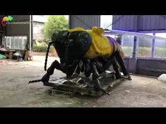 Botanik Bahçesi Küçük Boy Animatronik Arı Robotik Böcekler Özelleştirilmiş