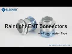 Стальной проводник соединителя EMT дюйма EMT обжатия 4 Raintight для того чтобы положить тип в коробку video