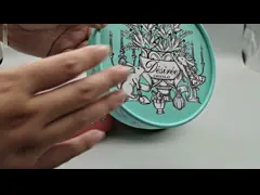 Картонные коробки изготовленного на заказ роскошного пятна УЛЬТРАФИОЛЕТОВЫЕ печатая небольшие круглые упаковывая ювелирные изделия video