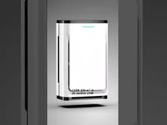 очиститель воздуха комнаты автомобиля 220V с материалом ABS Tuya WiFi пластиковым video