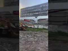 XCMG 62m использовало конкретное смещение Адвокатуры 11.946L тележки HB62K-6X 8 насоса заграждения video