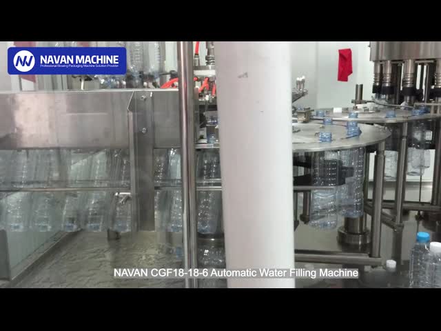 Automatic Mineral Pure Water PET Bottle 40-40-10 Washing Filling Capping Machine