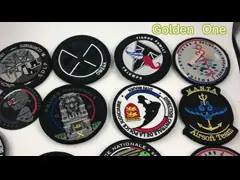 Вышитые тканевые значки на заказ Логотип письма Железо на 3D куртки шляпы Патчи для одежды video