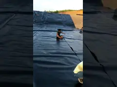 Hdpe Geomembrane плотности 0.94g/M3 для различного проекта гражданского строительства Antiseepage video