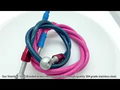 AN3 собрание шланга гидросистемы 1/4 дюймов для вызревания мотоцикла устойчивого video