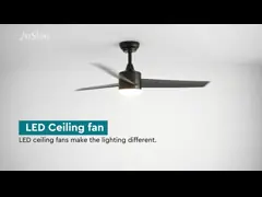 110-240V за исключением потолочного вентилятора энергии пластикового с мотором DC скорости светов 6 video