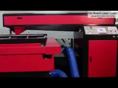 6000 мм/мин Скорость резки Пластиковая ПВХ панель Фанера Плитка Лазерная режущая машина video