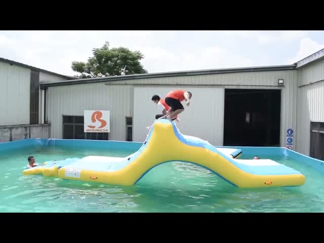 Floating Inflatable Water Slide For Lake