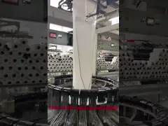 Сплетенный рулон ткани мешка ткани пп сплетенный трубкой сплетенный рулон мешка video
