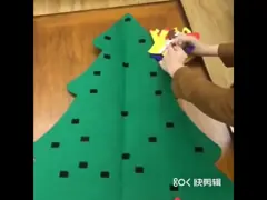 کیف دستی کریسمس 20*28 سانتی متری کارتونی طراح DIY