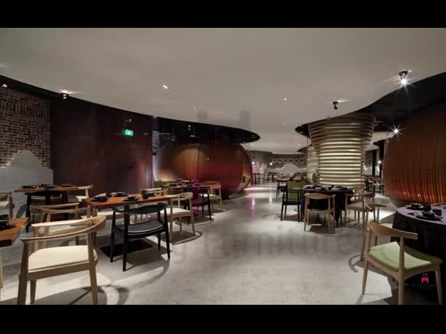 Стулья ресторана сверх- подлокотника размера деревянные с кожаным валиком/деревянной рамкой видео