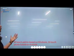 Доска ODM взаимодействующая черная FCC Nano классн классного 75 дюймов портативный video