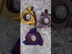 Black Carbide Threading Insert 16IRAG60 16ER 22IR Turning Black Color