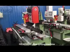 Автомат для резки профиля трубы CNC 90 градусов вокруг квадратной трубы прямоугольника режа оборудование video