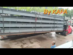 Большая протяженность высокой прочности Портал рамы Стальной конструкции video