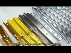 Алюминиевая угловая белизна покрытия порошка округлой формы отделки 6063 для утески стены video