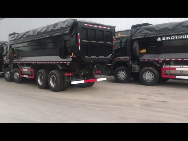 Dump Truck SINOTRUK HOWO 371HP 12 Wheels LHD 31tons 20-30CBM  ZZ3317N3867W