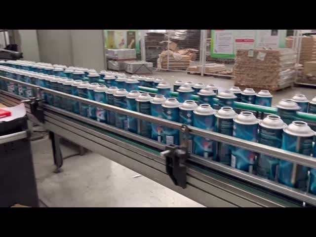 Бутановая газовая канистры - товар с CMYK 4 цвета и цвета Pantone видео