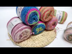 10% шерсть пряжи Sequin торта MultColors шарика пасма представляет пряжу для вязать вязания крючком video