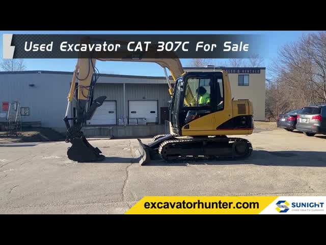 Used CAT 6T Excavators With 600mm Track Width And Hydraulic System Swinging