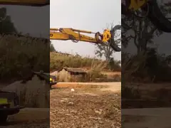 360 Dregree Roating гидравлическая древесина экскаватора сражается экскаватор приложения 800kg сражаются video