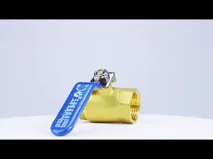 Полноразмерная гаечная резьба клапана металлического шара для поставки газа водоснабжения video