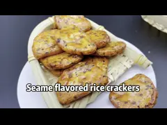 Crispy Rice Crackers Seaweed Curry Chili Black Pepper Flavor Snack Fried