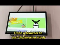 Монитор держателя панели LCD 17 дюймов промышленный 10 пунктов емкостного касания video