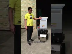 Белый низкоскоростной пластиковый точильщик OG-1LS гранулятора 1.5KW 20 Kg/H емкости video