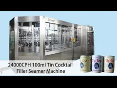 Automatic Aluminum Can Beverage Filling Machine 36000CPH SS304 Easy Operation Juice Can