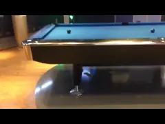 Бильярдный стол билльярда Sportcraft шарика твердой древесины 9 бильярдного стола 9FT французский video