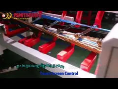 Машина сборника коробки Gluer папки конверта сумки бумажной коробки PRY-FS450M Semi автоматическая video