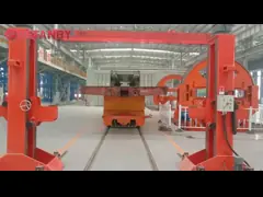 Тележки переноса чистой комнаты сверхмощного следа 20t электрические video