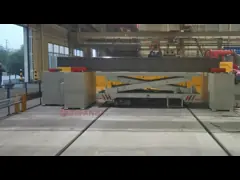 Track Mounted Warehouse Battery High Load Transfer Cart Lift video