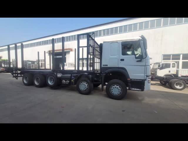 SINOTRUCK Howo Hohan N7 Logging Truck 6X4 16 Wheel 3 Axles Diesel 400HP For Wood Transportation