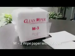Счищатель корпии полиэстера 35gsm бумаги A4 чистой комнаты m 3 не сплетенный свободный от для продажи video
