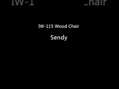 Стул Брауна крытый деревенский кожаный/крепкая древесина дуба обедая стул с подлокотником video